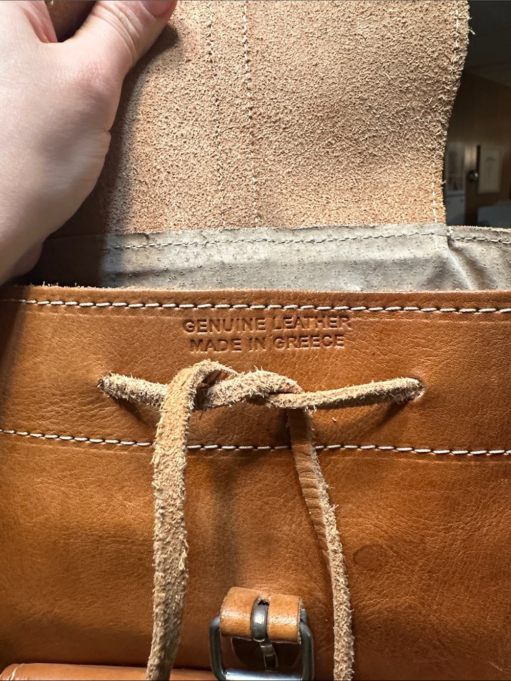 Leather Backpack - Picture 2 of 6